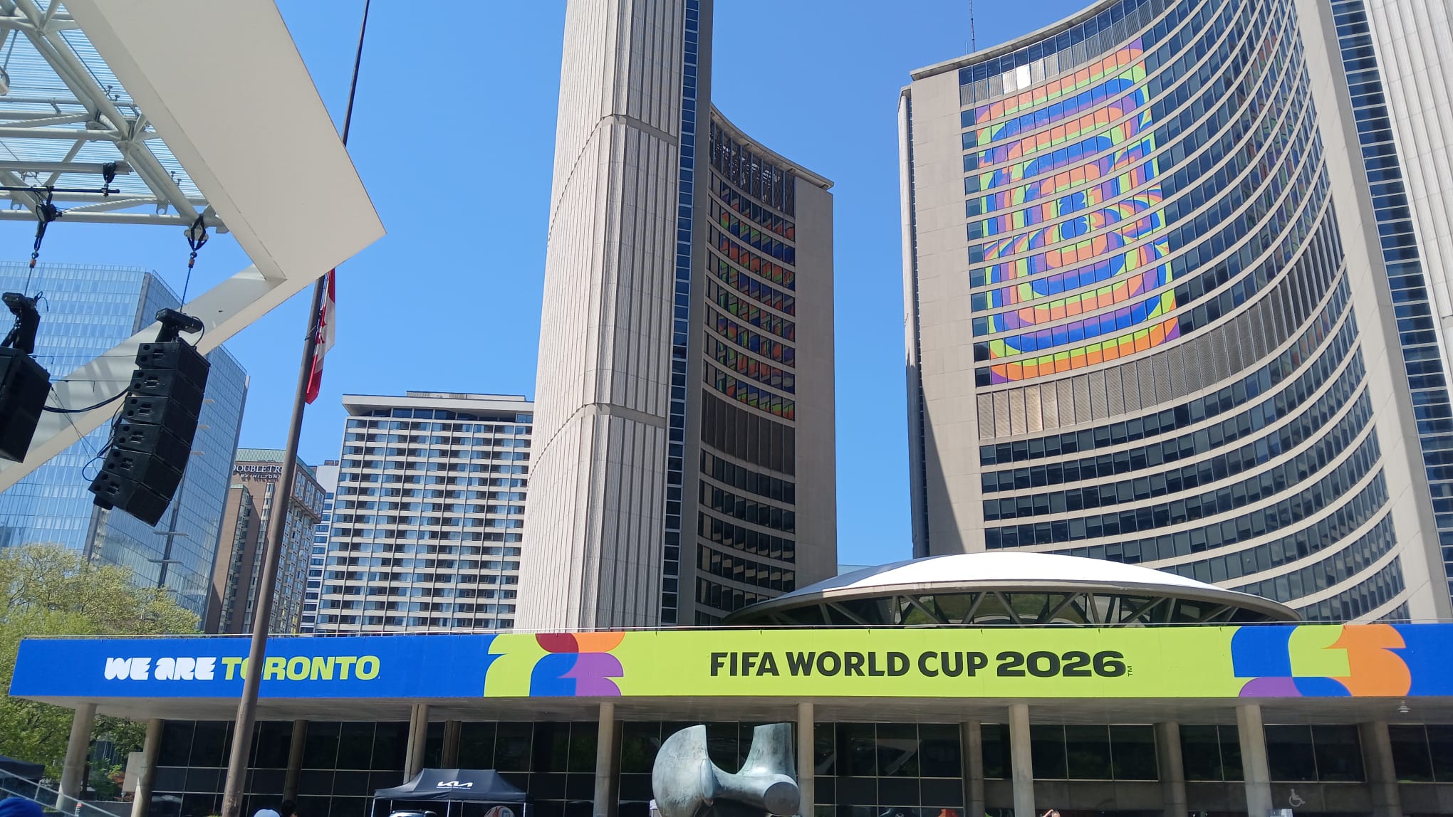 Nathan Phillips Square, Toronto, Canada. Photo credit: Yomi Kuku. All rights reserved by JerseyNumber12 