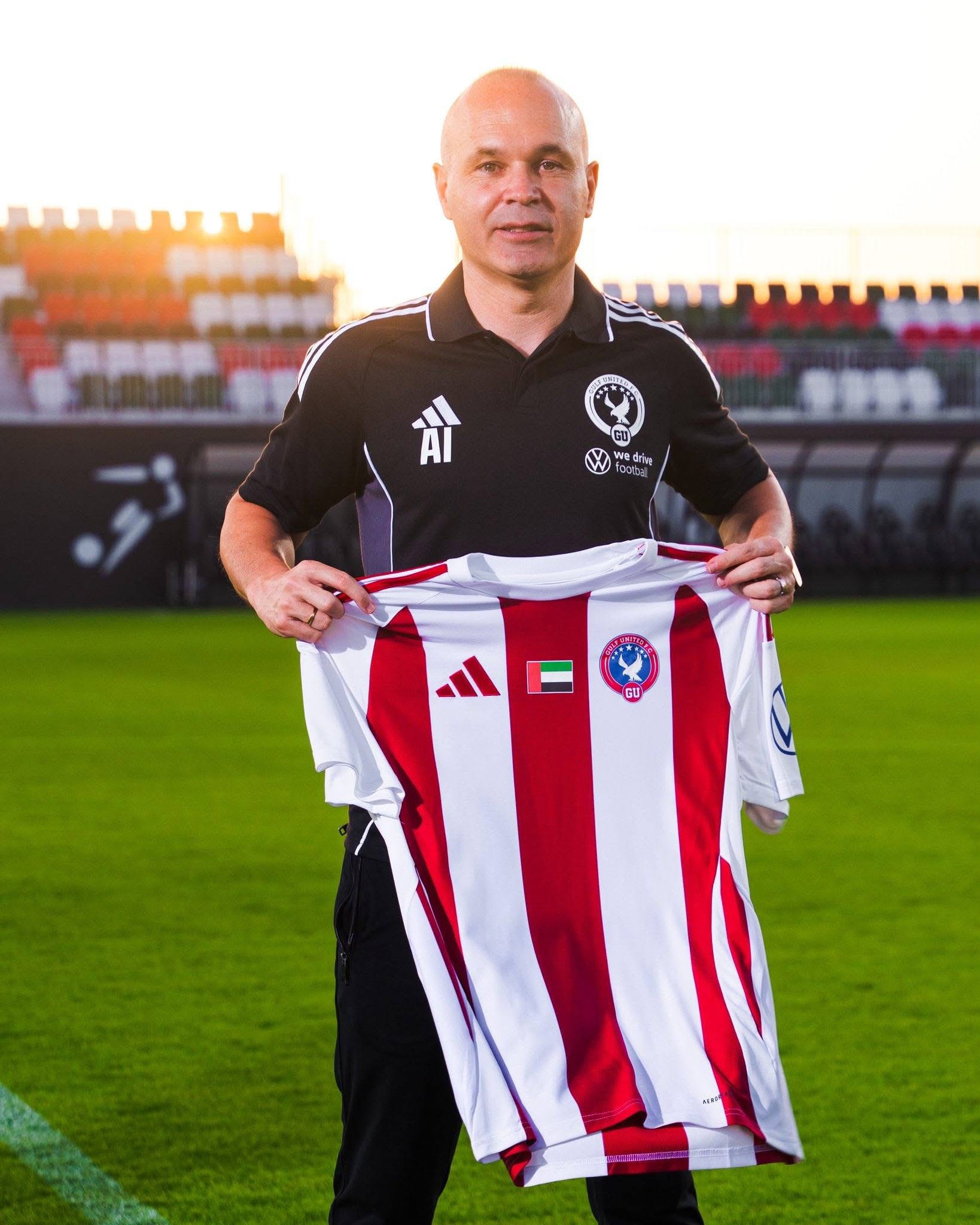 Andrés Iniesta unveiled by Gulf United